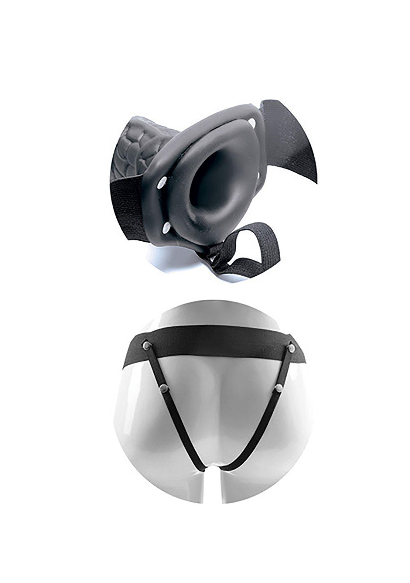 Proteza-Fallo Strap On Cavo Real Rapture 8 Black With Balls