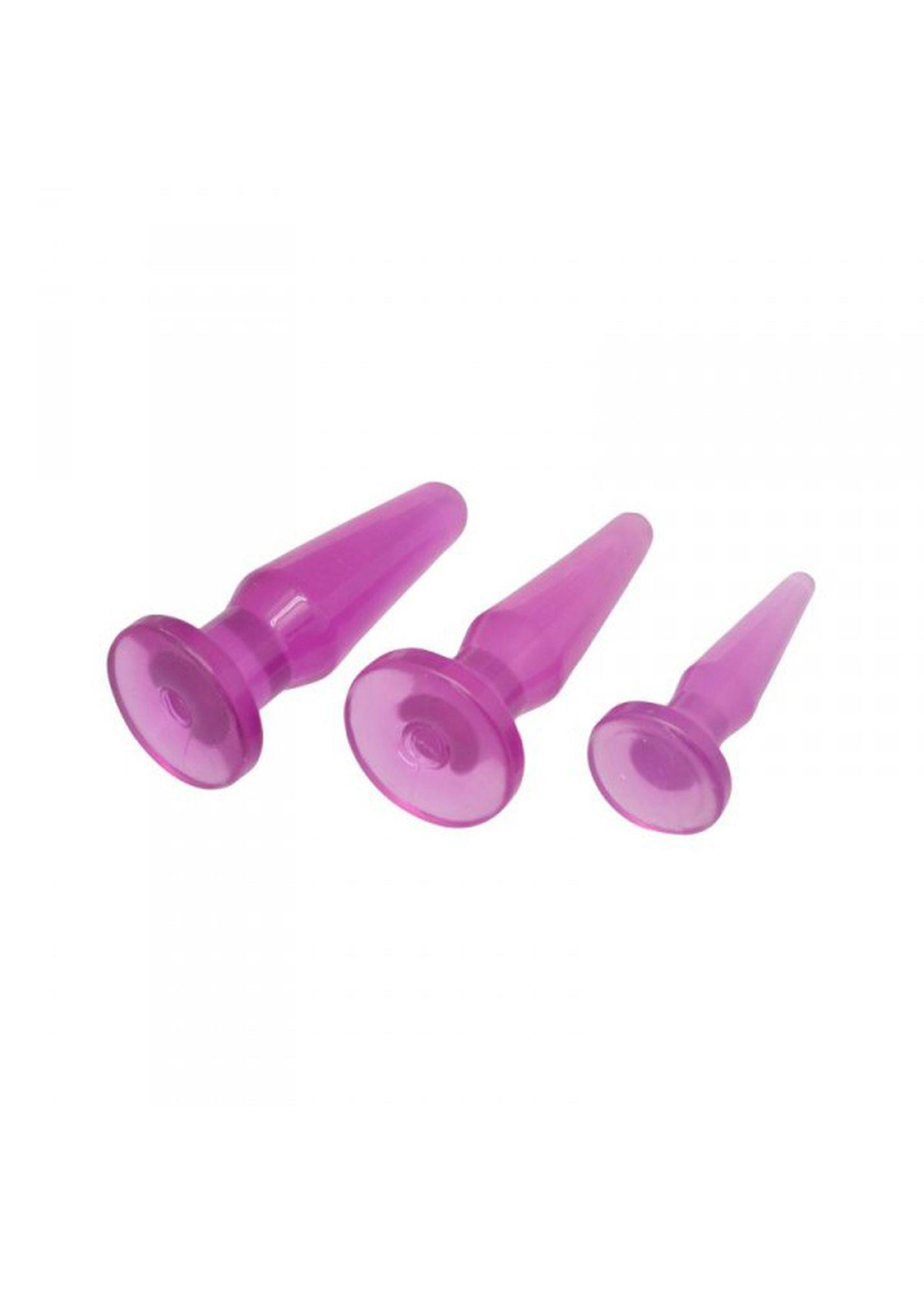 Plug-Tpe Anal Plug 3 Sizes/ Set