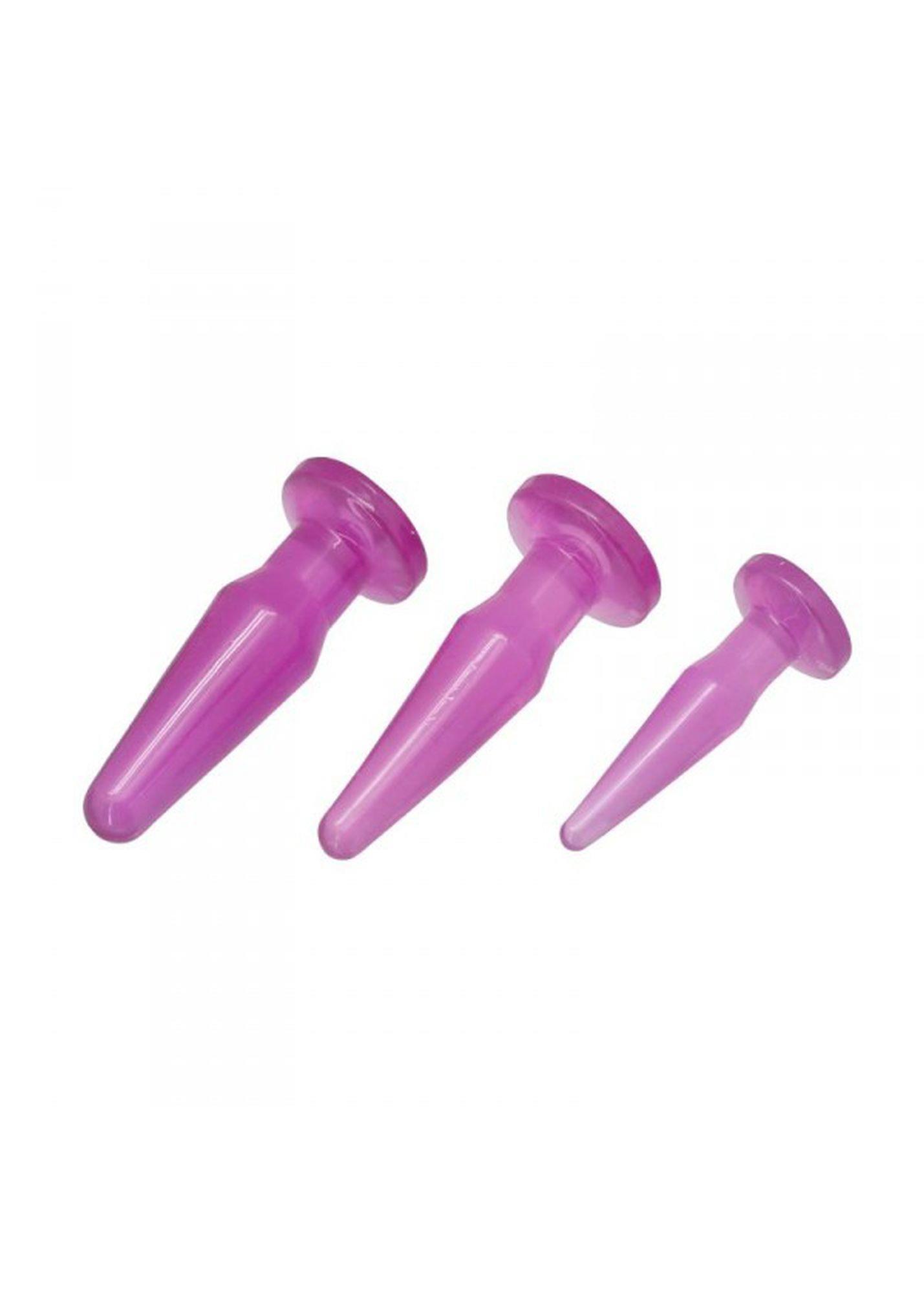 Plug-Tpe Anal Plug 3 Sizes/ Set