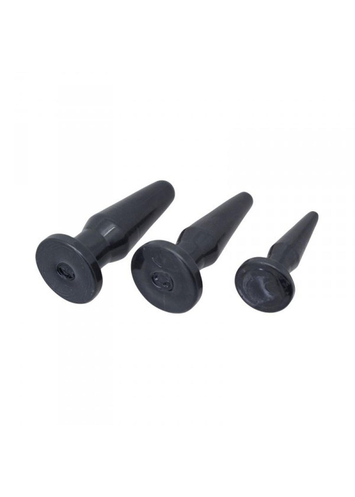 Plug-Tpe Anal Plug 3 Sizes/ Set