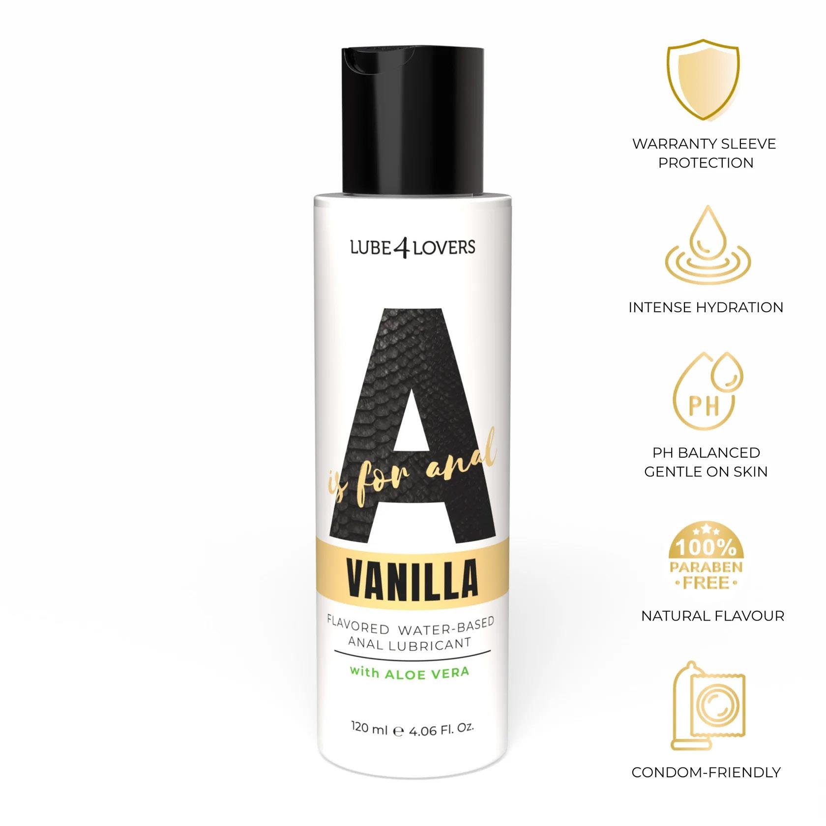 Anal Lubricant A Is For Vanilla 120 Ml
