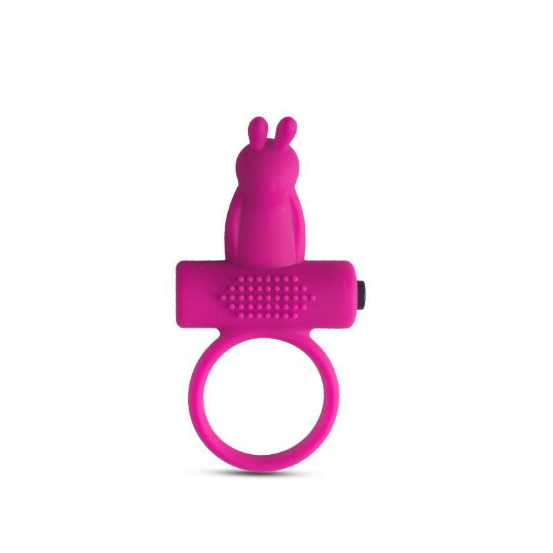 Anello Fallico Vibrante Con Rabbit Pink