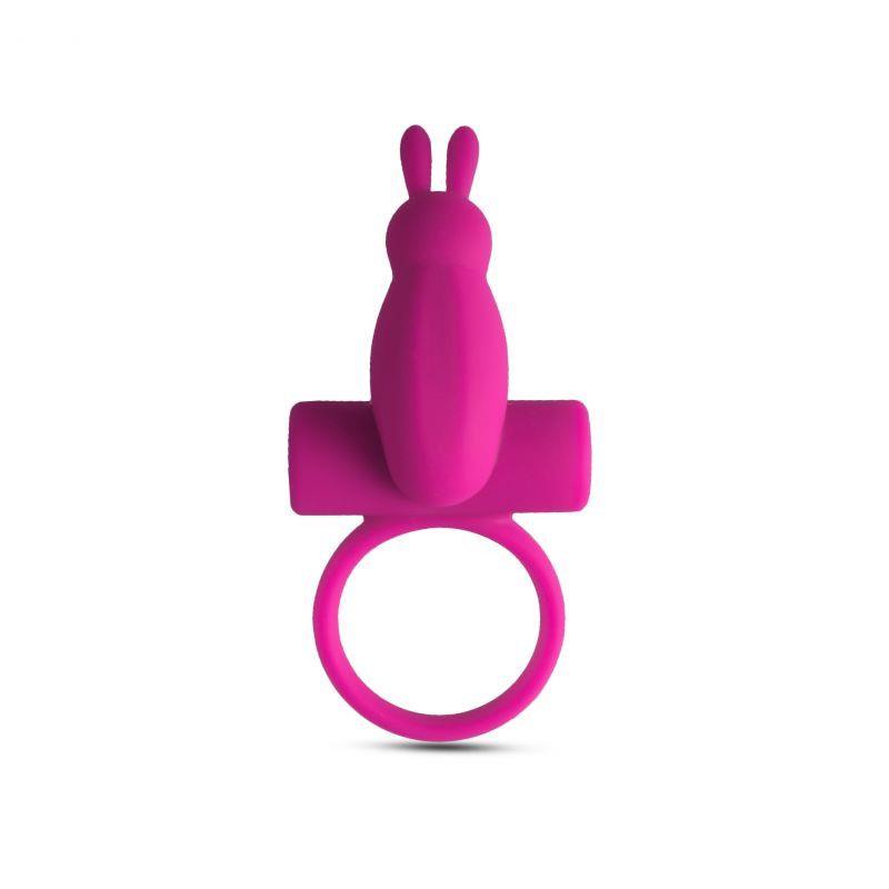 Anello Fallico Vibrante Con Rabbit Pink