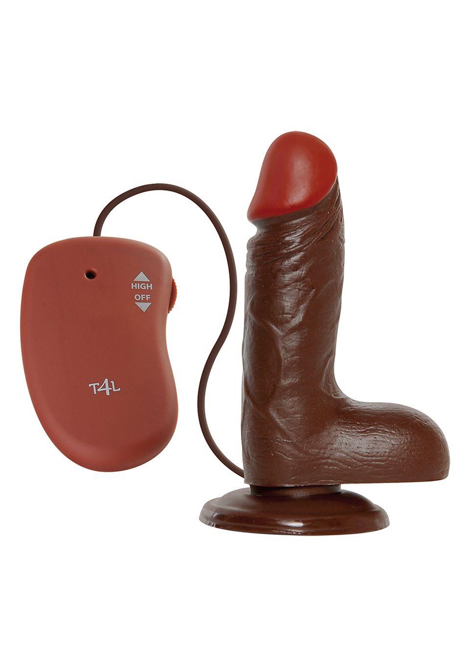 Wibrator-Realistic Vibrator Real Rapture Brown 6""""""""""""""""