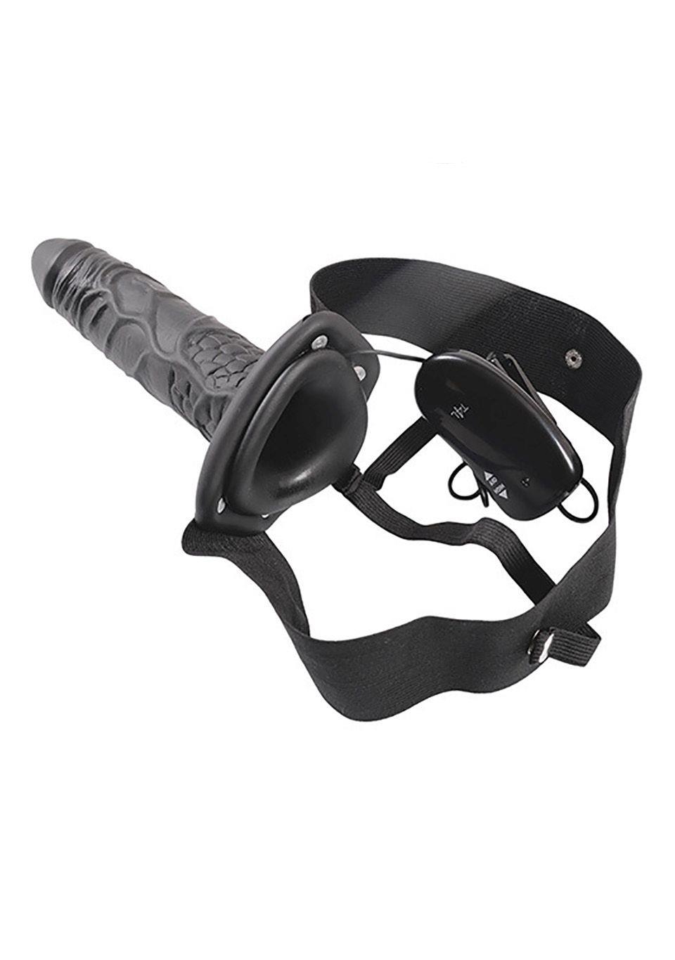 Proteza-Vibratore Strap On Cavo Real Rapture 8 Black