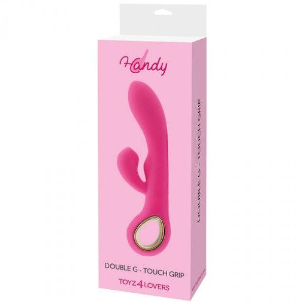 Wibrator-Rabbit Handy G-Double Touch Grip Pink