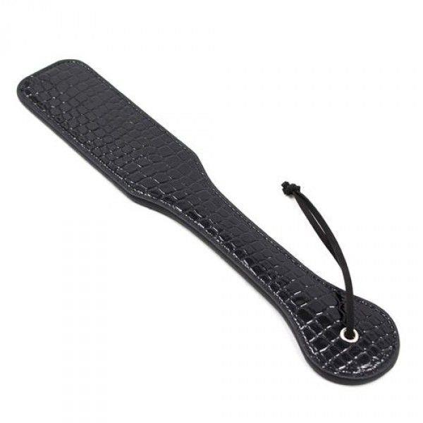 Pejcz-Paletta Crocodile Spank Paddle Black