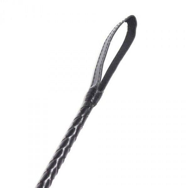 Pejcz-Frustino Ribbon Horse Whip Black