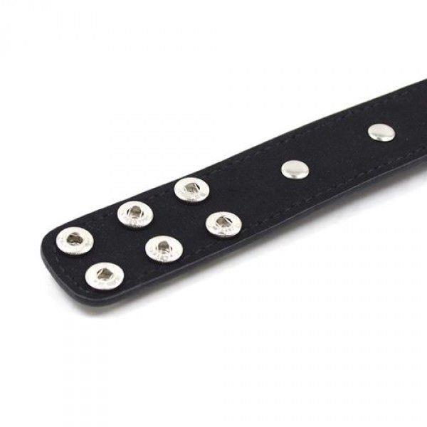 Wiązania-Collare Spikes Collar Black