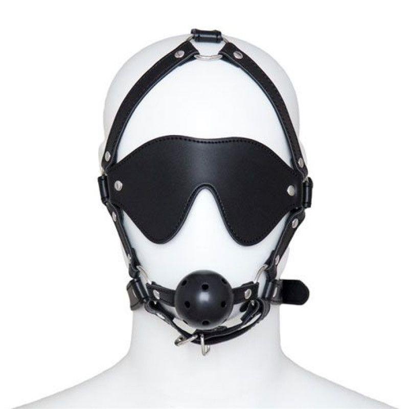 Imbracatura Per Viso Con Maschera Per Occhi E Morso Total Head Harness