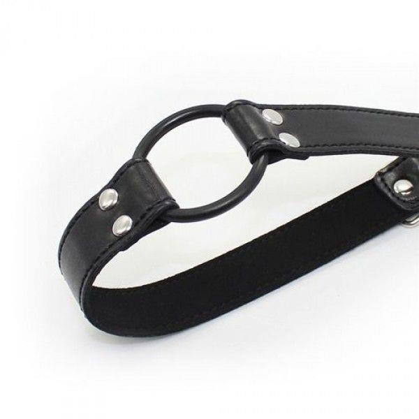 Knebel-Easy Belt Ring Gag (Nero)