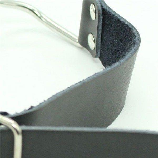 Knebel-Ring Gag Deep Throat (Nero)