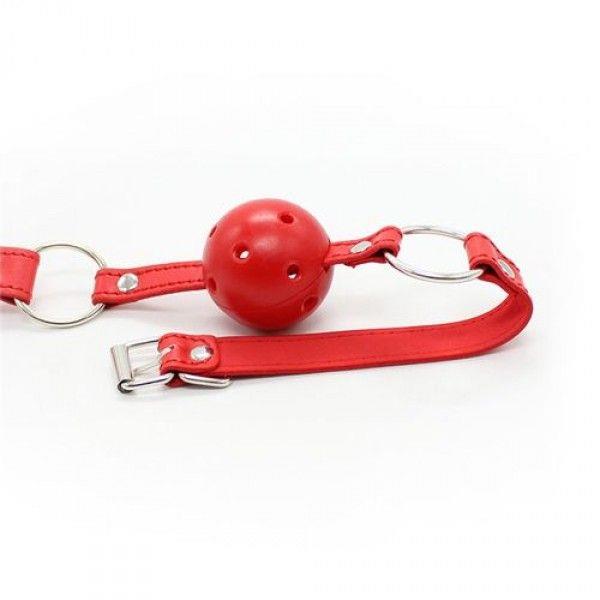 Knebel-Breathable Ball Gag (Rosso)