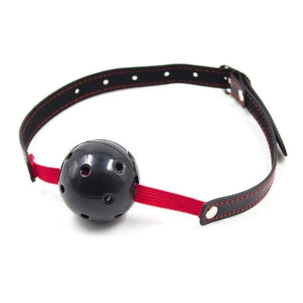 Knebel-Breathable Ball Gag Stretch (Nero)