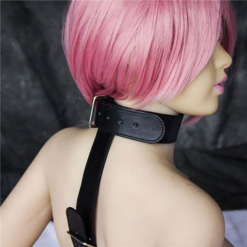 Easy Back Cuffs+Collar Restraint (Nero)