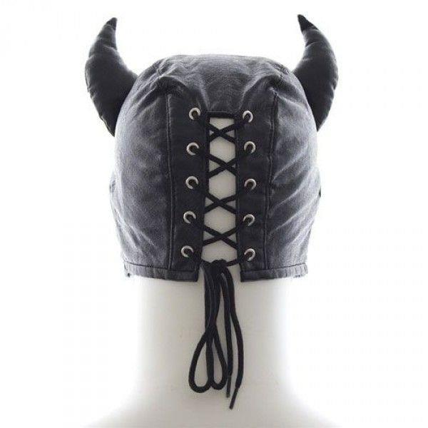 Maska-Devil Mask Black