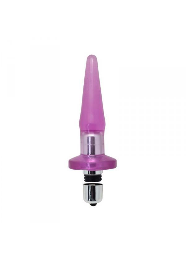 Plug/Vibr-Anal Plug W/ On/Off Vibe