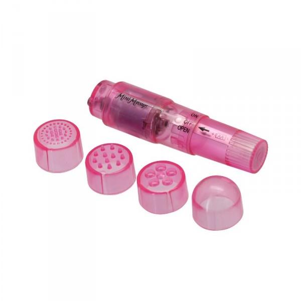 Stymulator-Mini Vibratore Con Punte Intercambiabili Timeless 4 Surprises