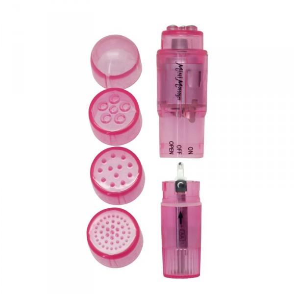 Stymulator-Mini Vibratore Con Punte Intercambiabili Timeless 4 Surprises