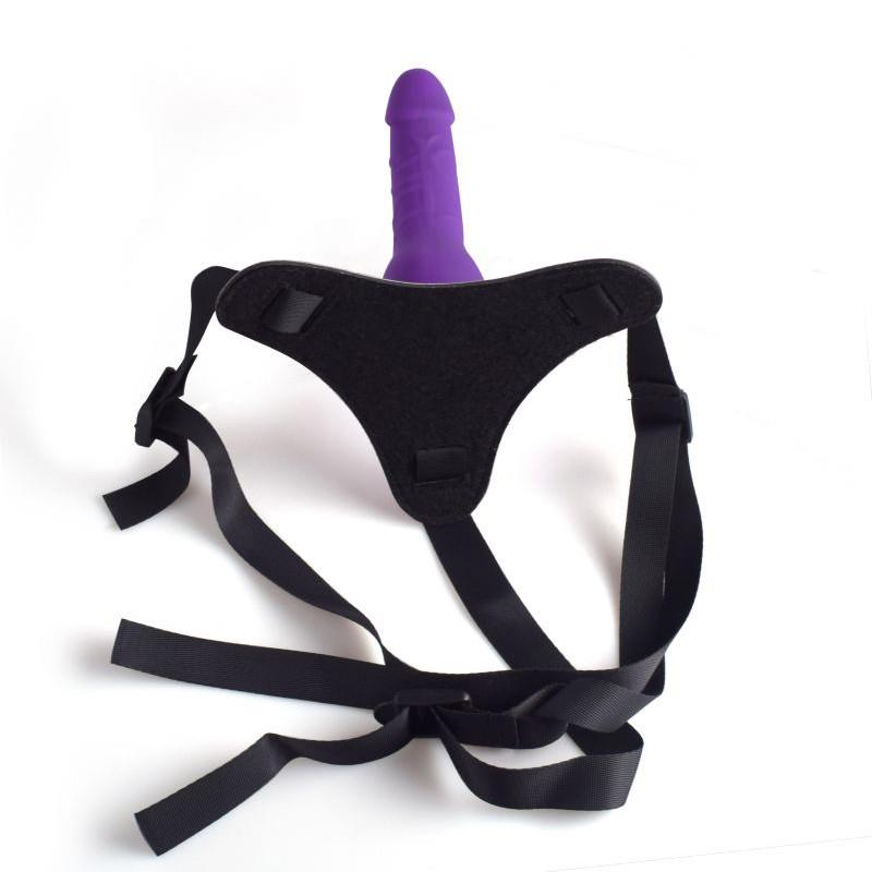 Cintura Regolabile Strap-On Purple Con Fallo Realistico