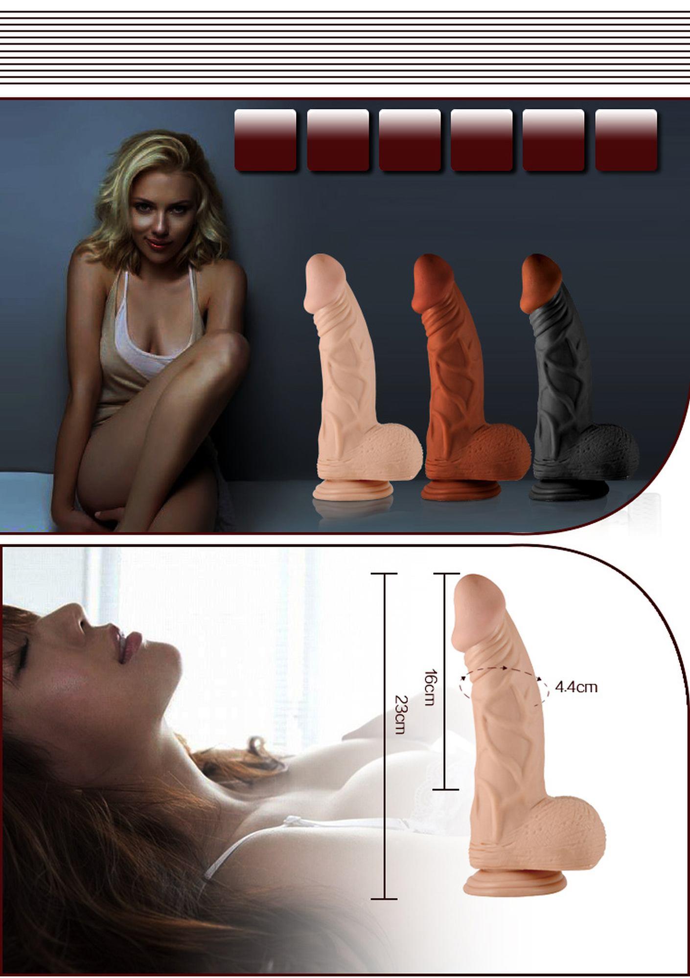 9"" Real Extreme Vibrating Dildo Flesh