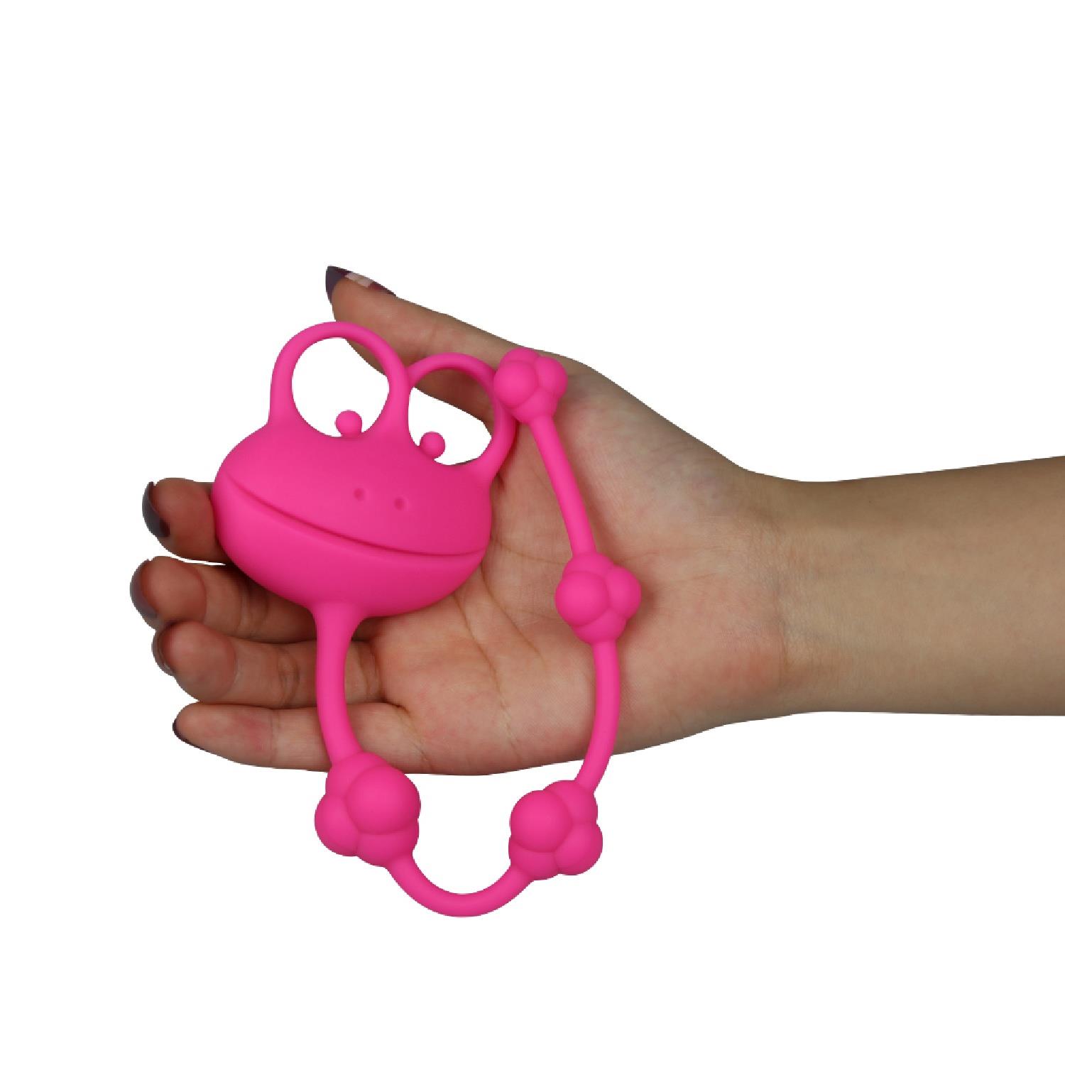10"" Silicone Frog Anal Beads