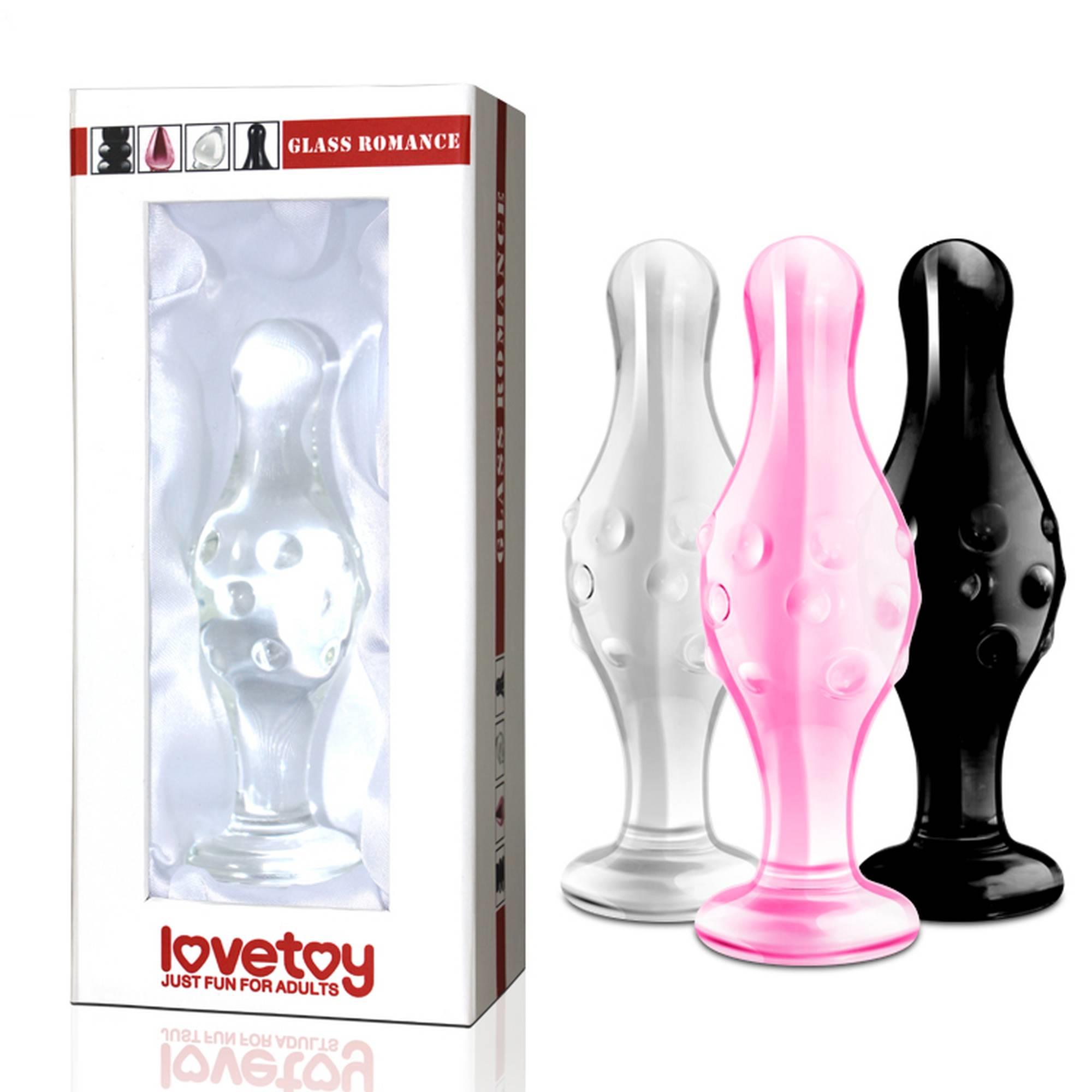 4.5"" Glass Romance Pink