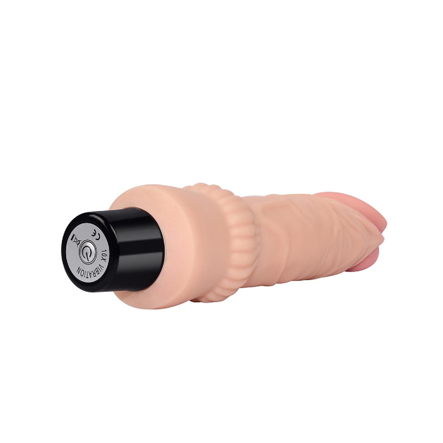7.8"" Real Softee Vibrating Dildo