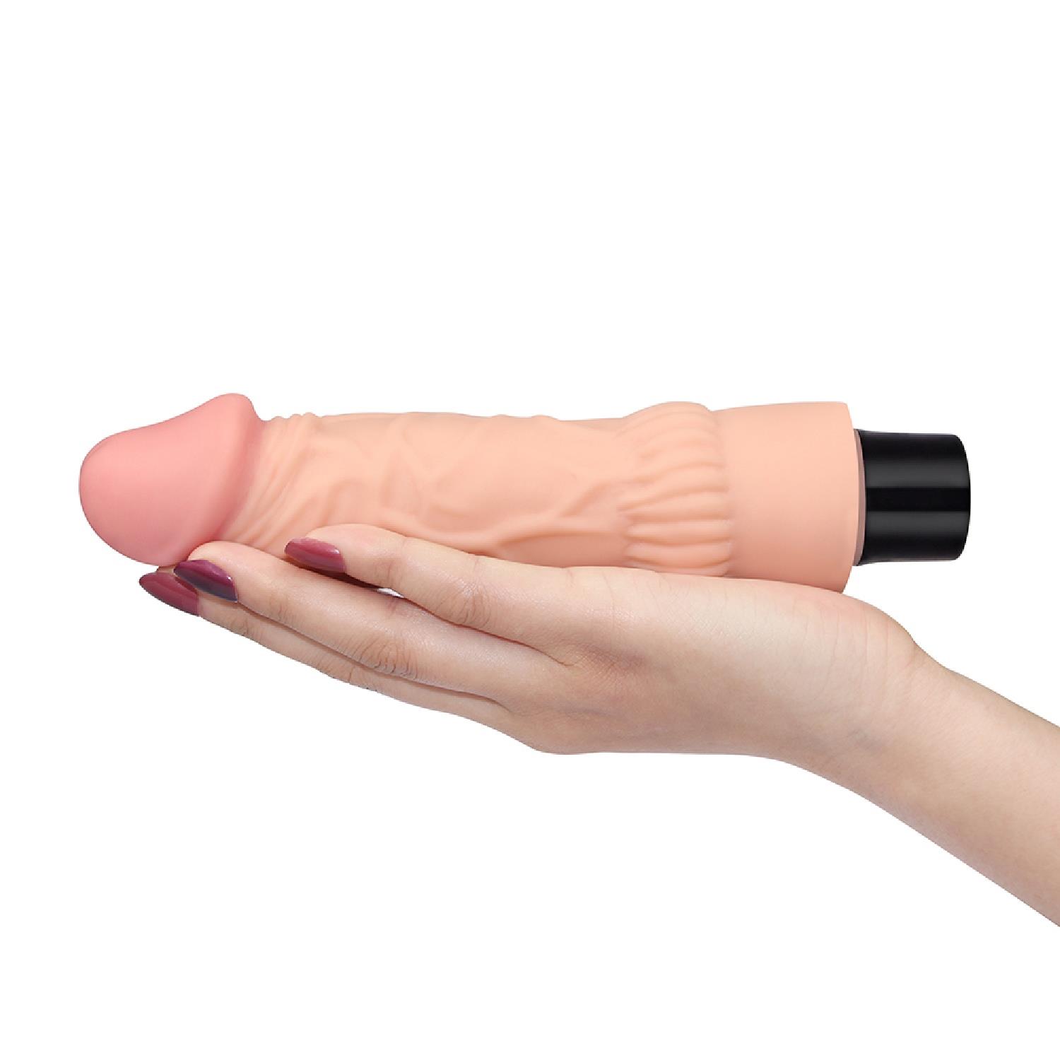 7.8"" Real Softee Vibrating Dildo