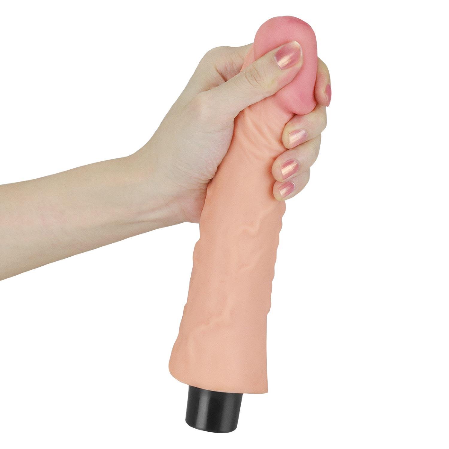 8"" Real Softee Vibrating Dildo