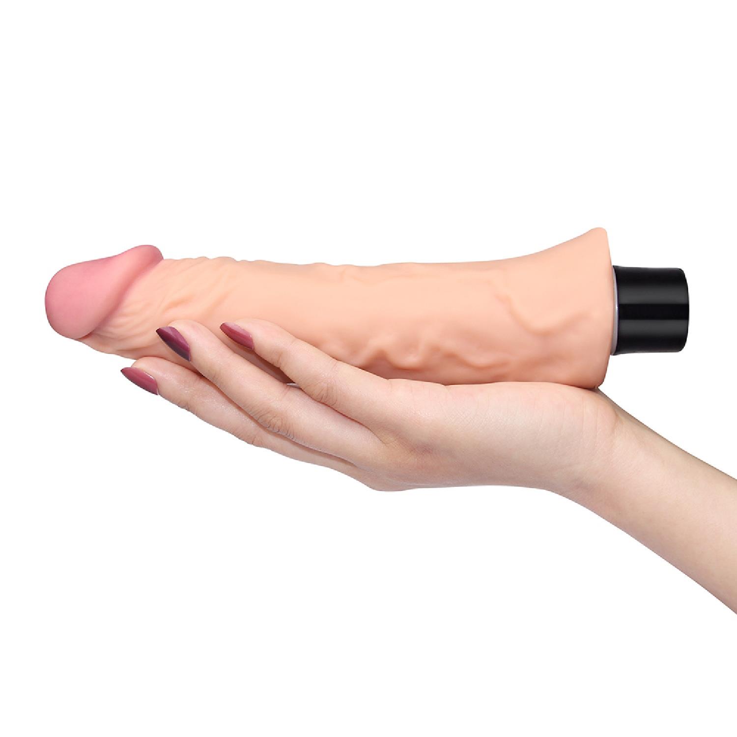 8"" Real Softee Vibrating Dildo