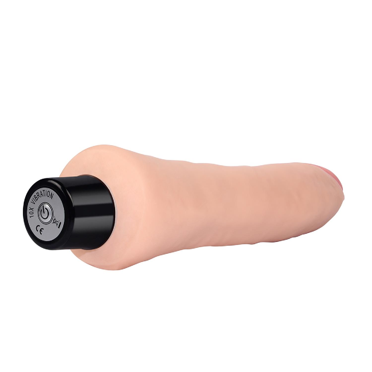 9"" Real Softee Vibrating Dildo