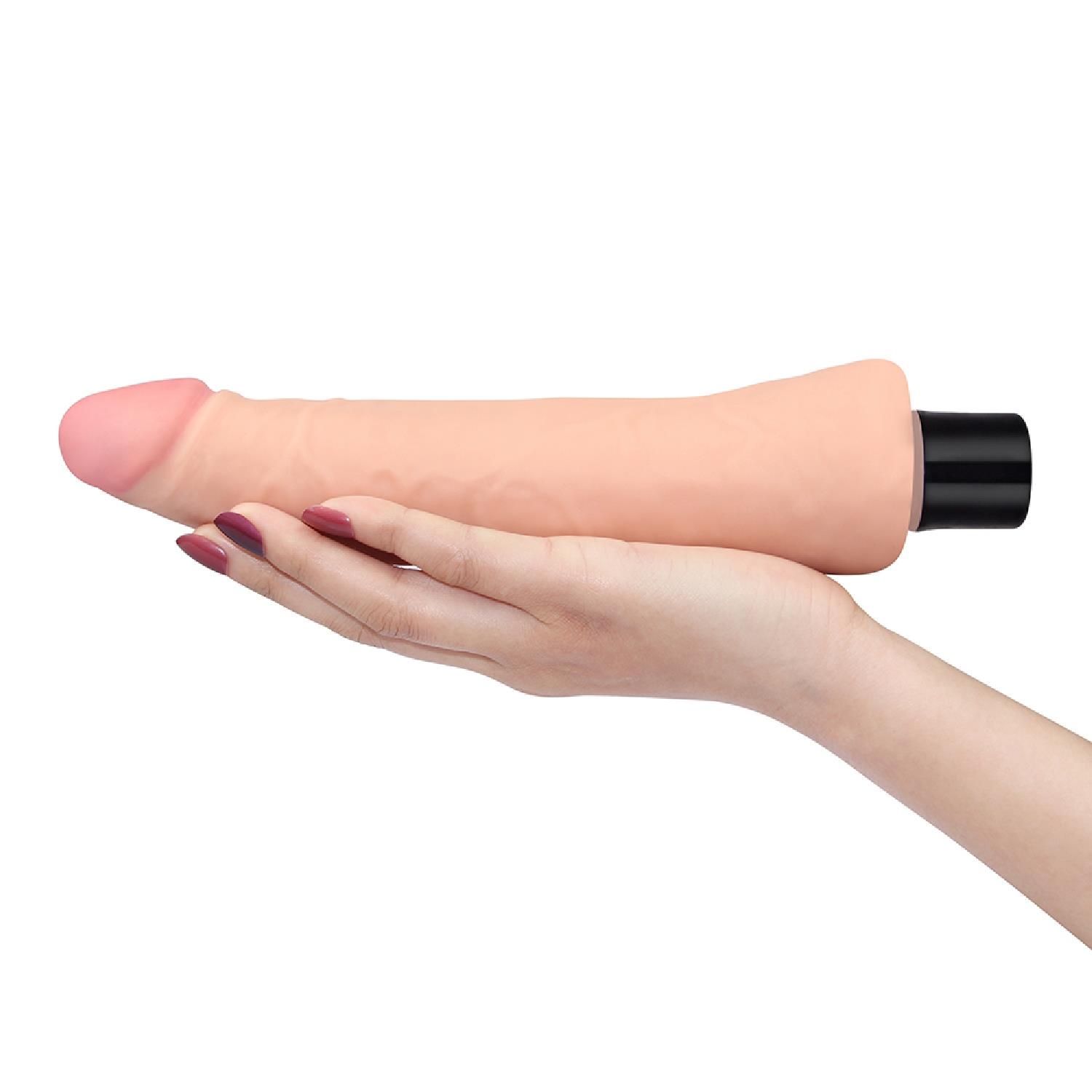9"" Real Softee Vibrating Dildo