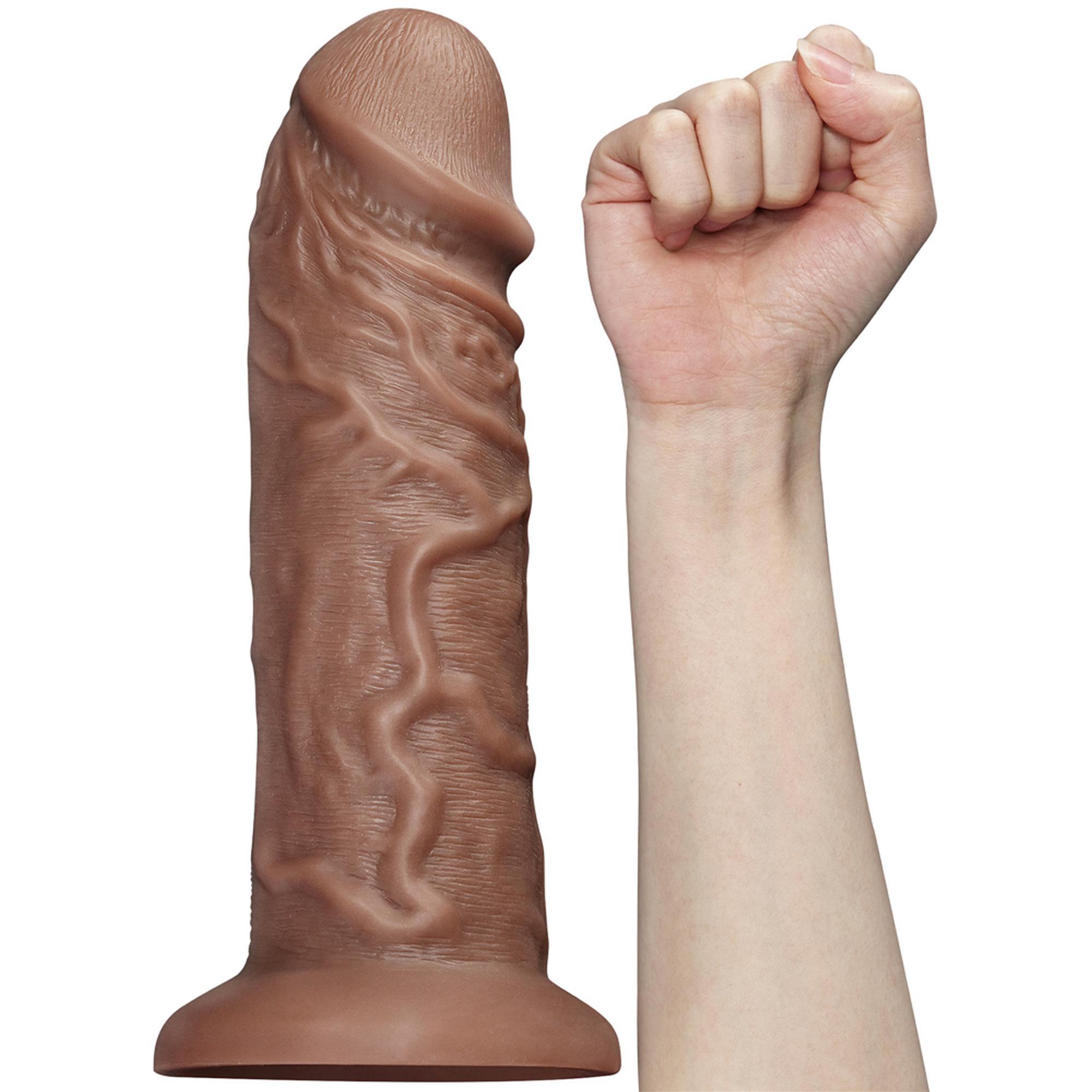 10.5'' Realistic Chubby Vibrating Dildo