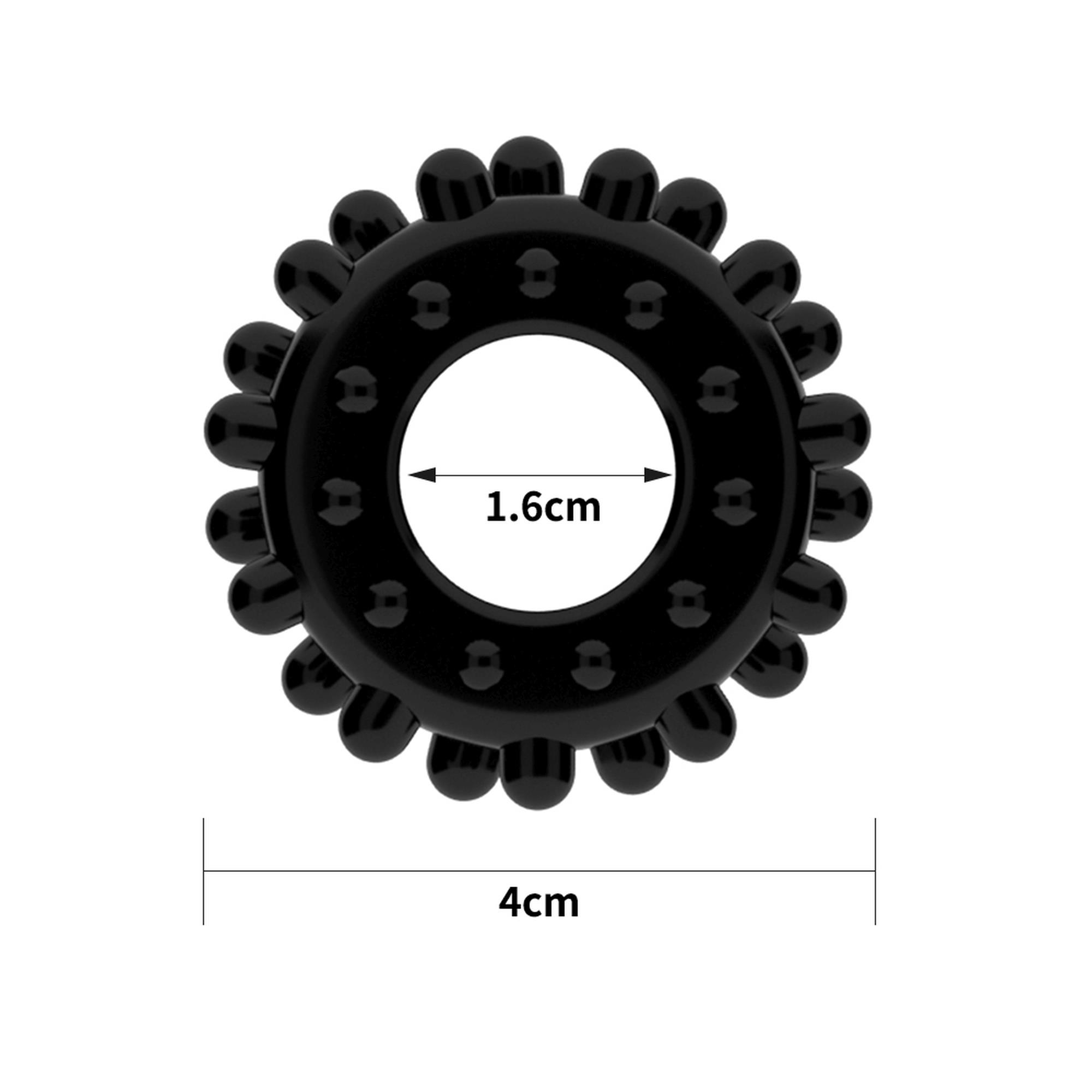 Power Plus Cockring Black
