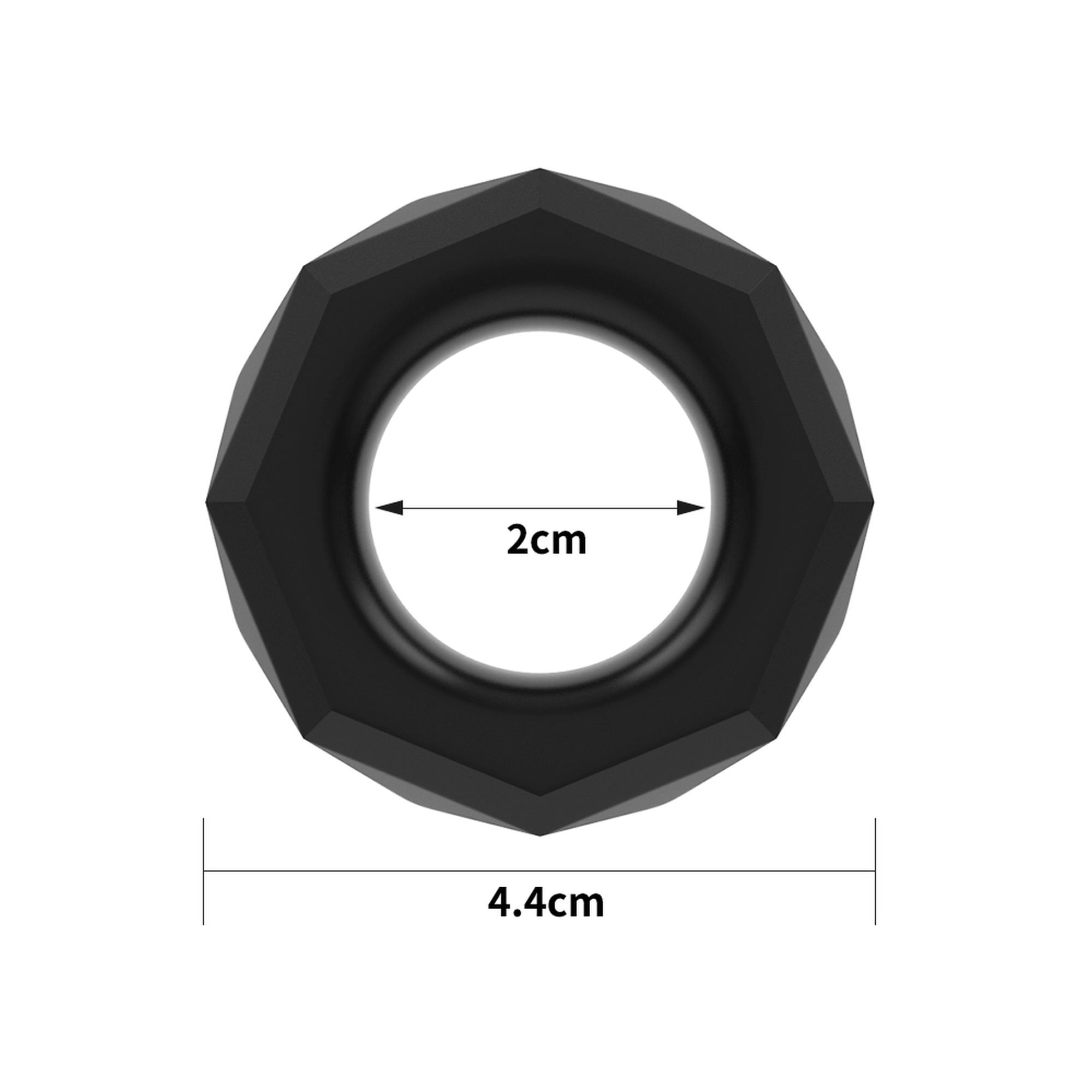 Power Plus Cockring Black