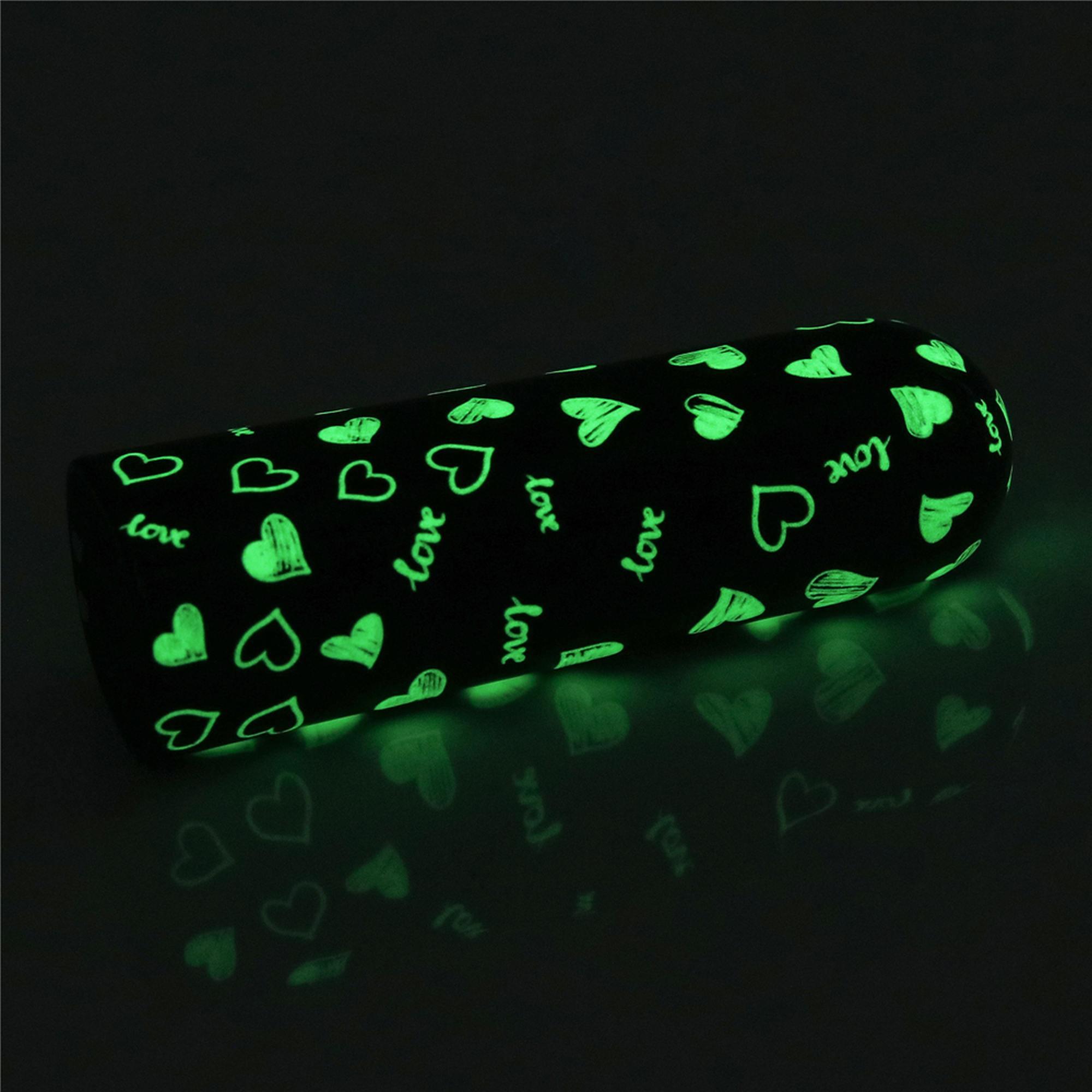 Rechargeable Glow-In-The-Dark Heart Massager