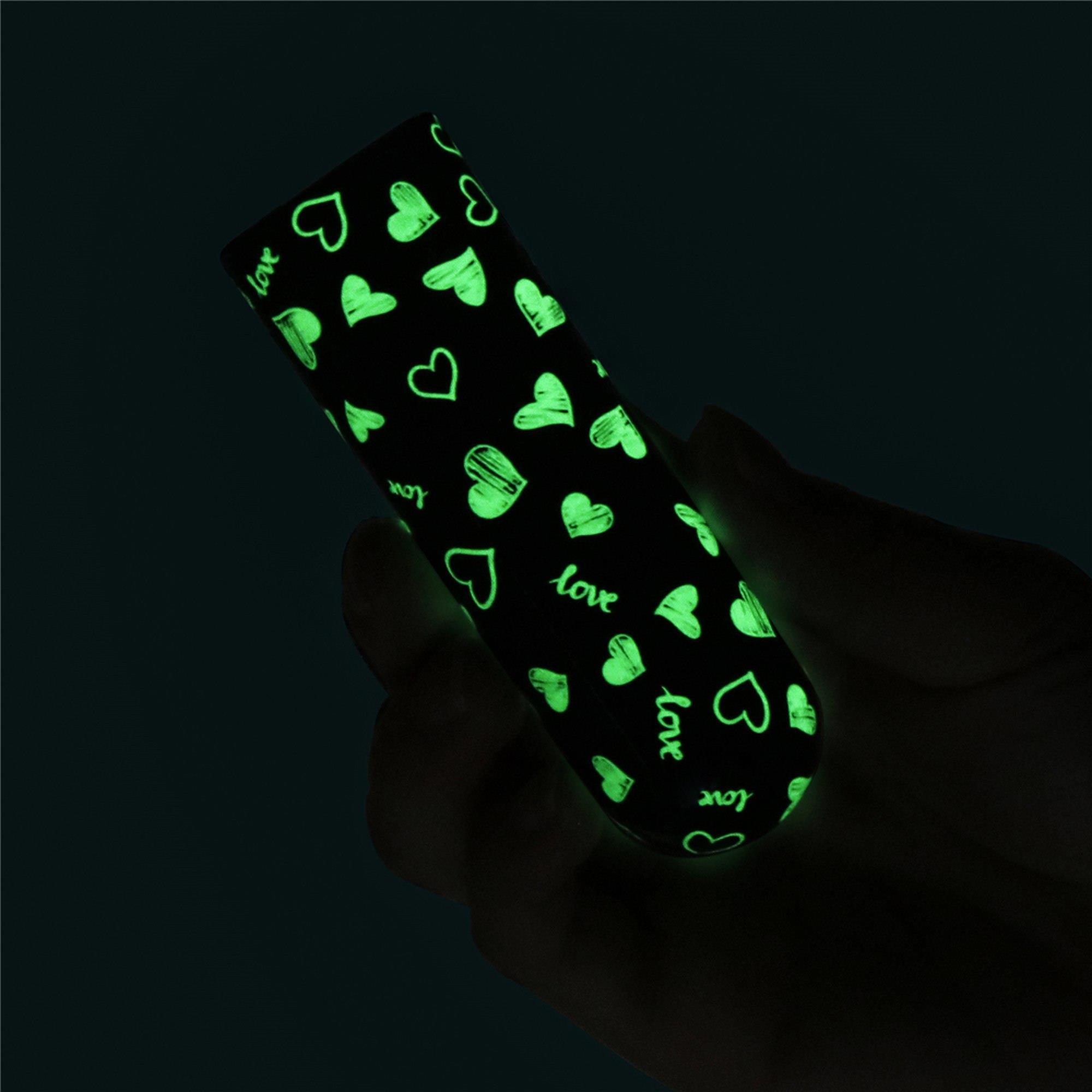 Rechargeable Glow-In-The-Dark Heart Massager