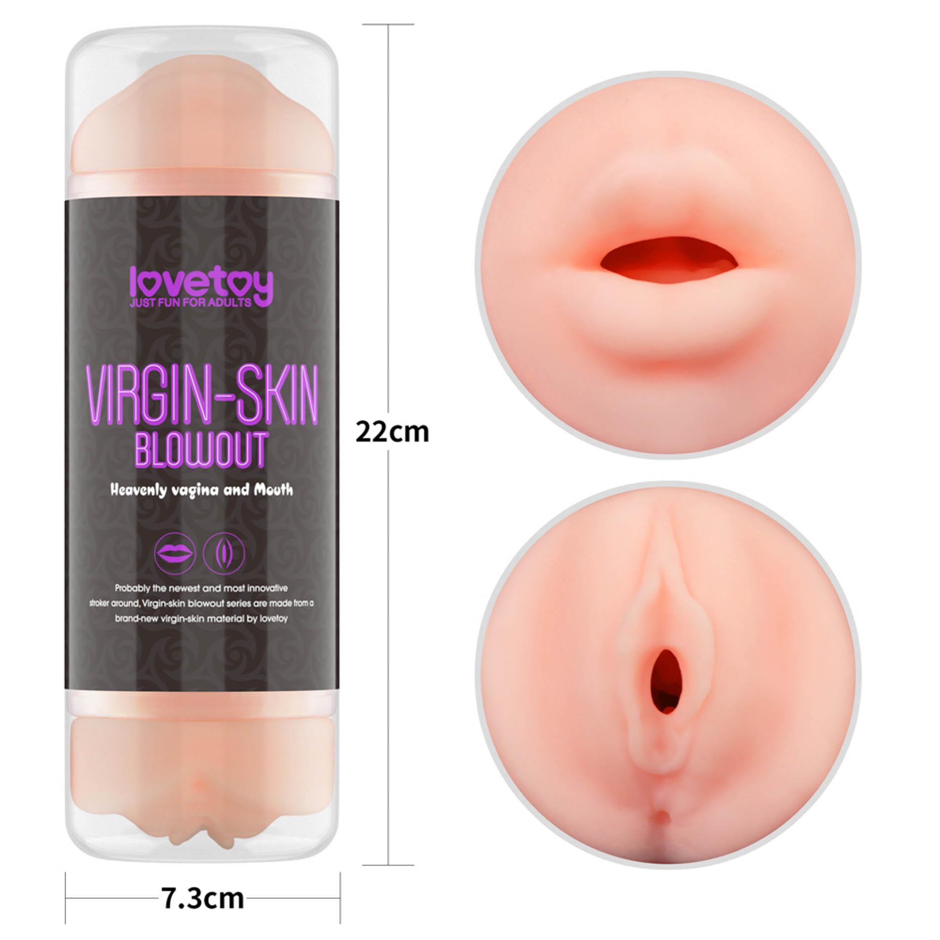 Virgin-Skin Blowout Stroker
Vagina And Mouth