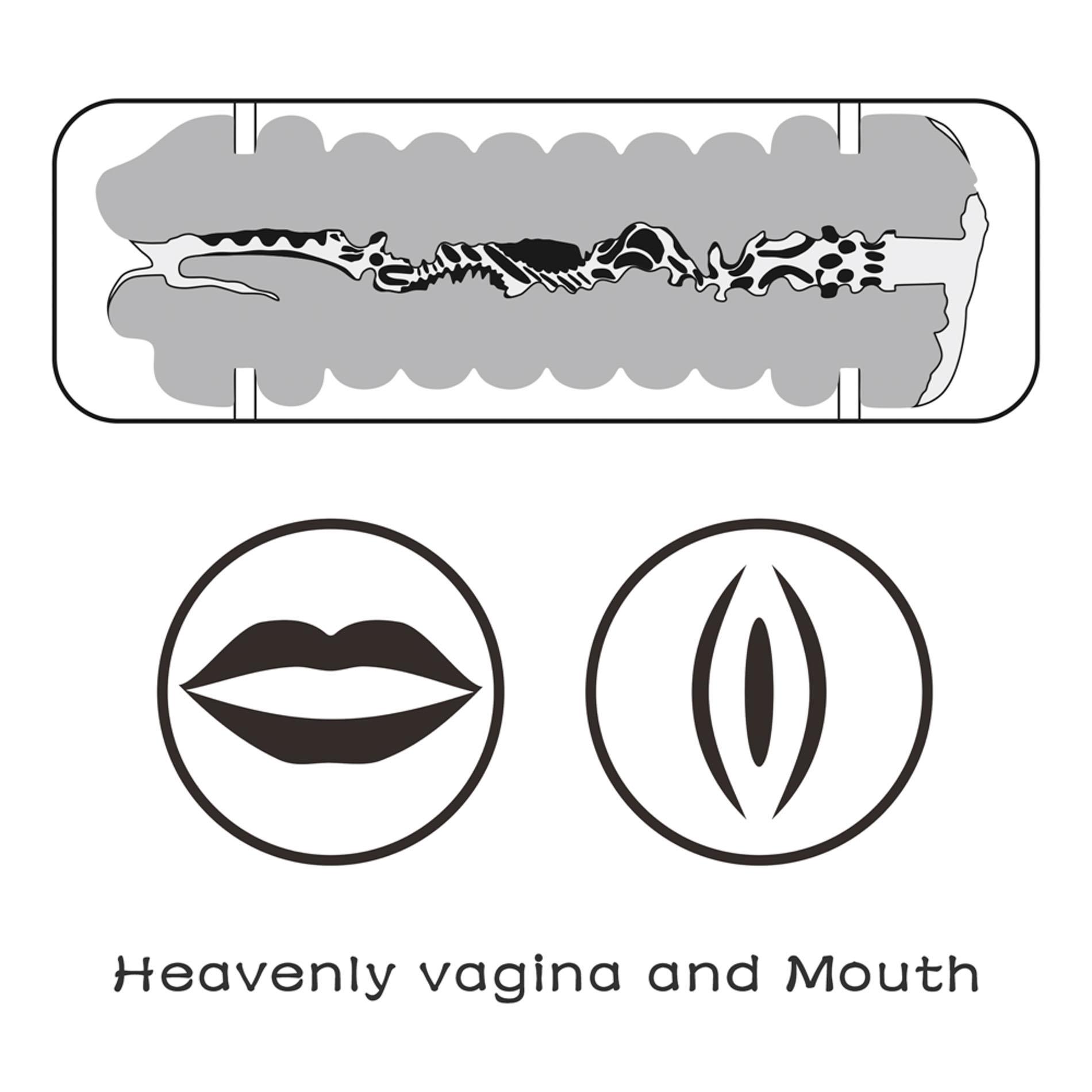 Virgin-Skin Blowout Stroker
Vagina And Mouth