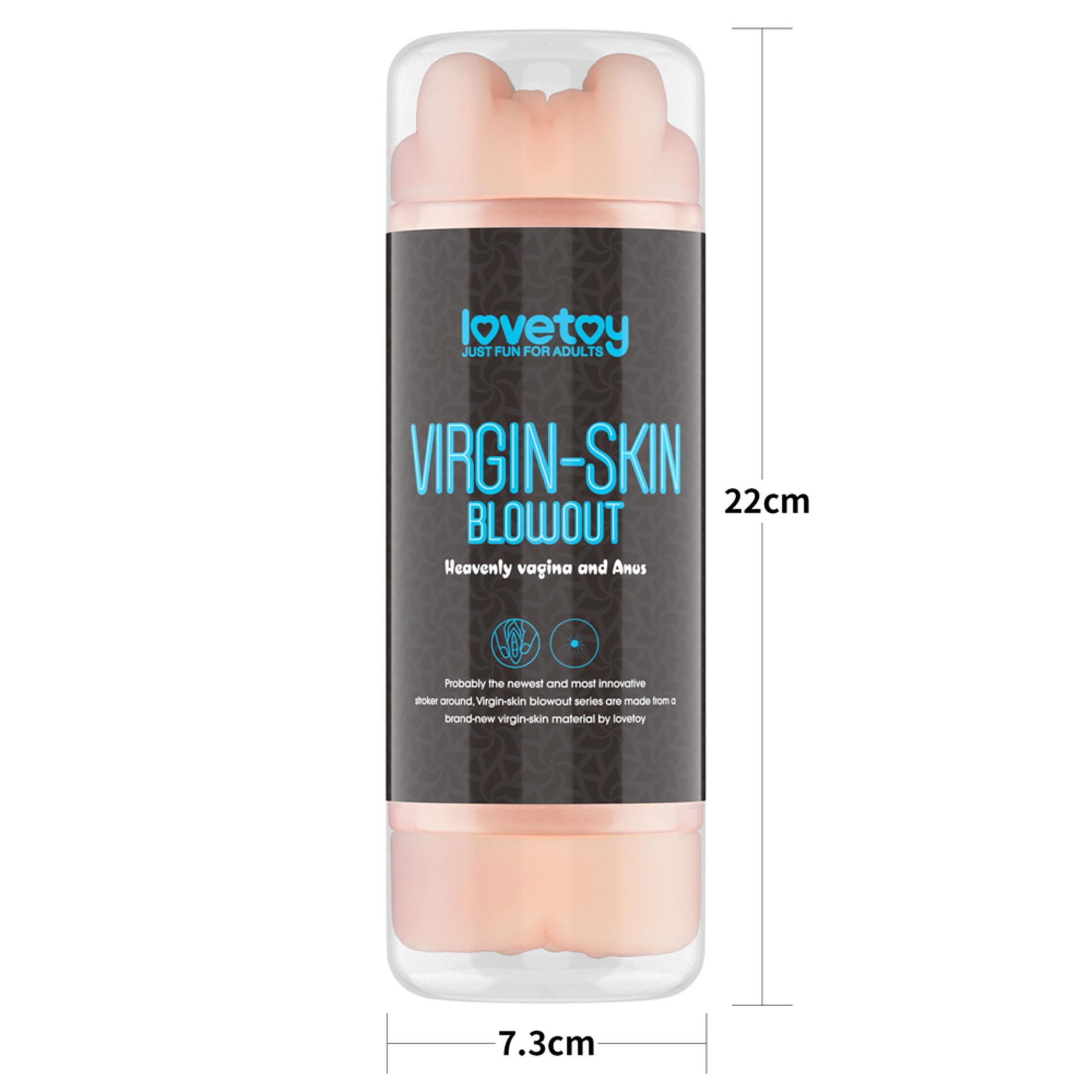 Virgin-Skin Blowout StrokerVagina And Anus