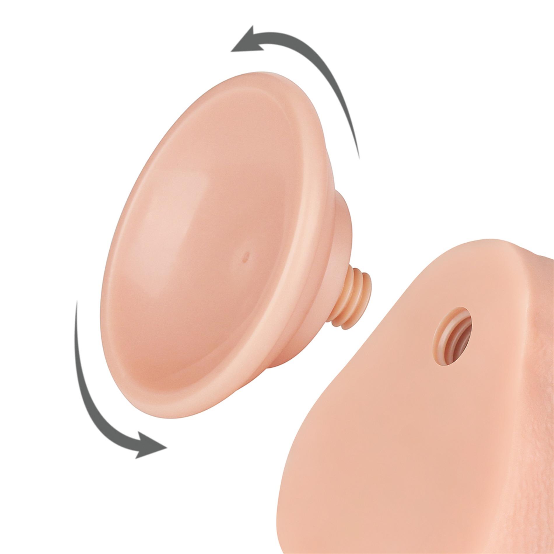 8.5'' Sliding Skin Dual Layer Dong Flesh