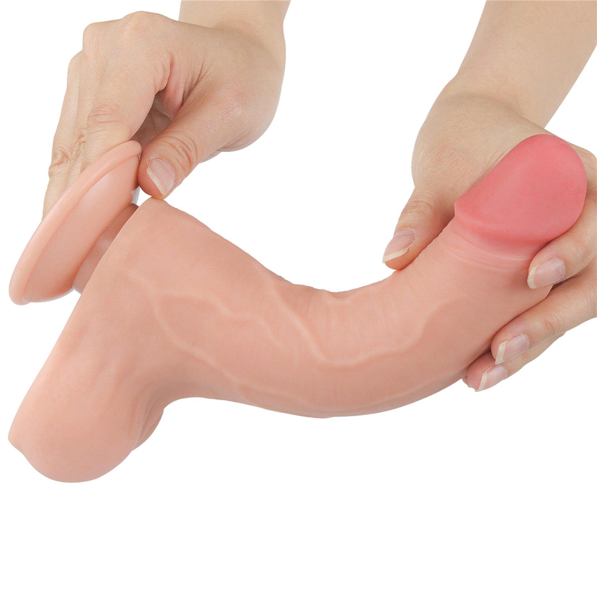 8.5'' Sliding Skin Dual Layer Dong Flesh