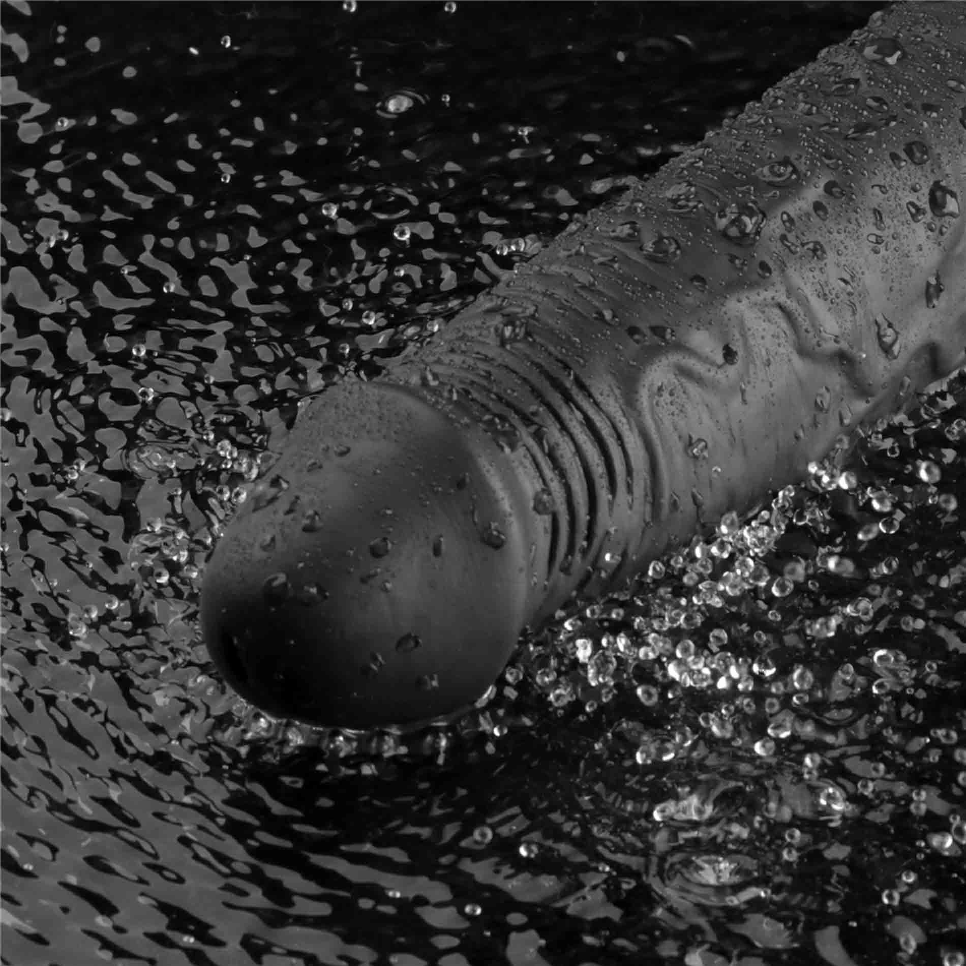 9.5" Real Softee Rechargeable Tpe Vibrating Dildo(Black