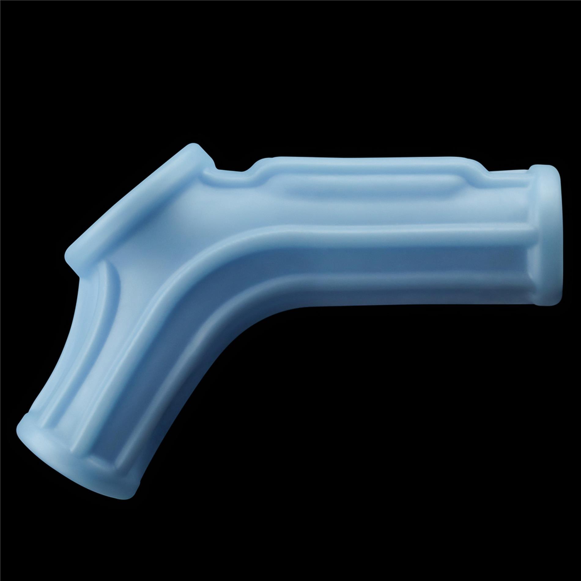 Vibrating Ridge Knights Ring With Scrotum Sleeve