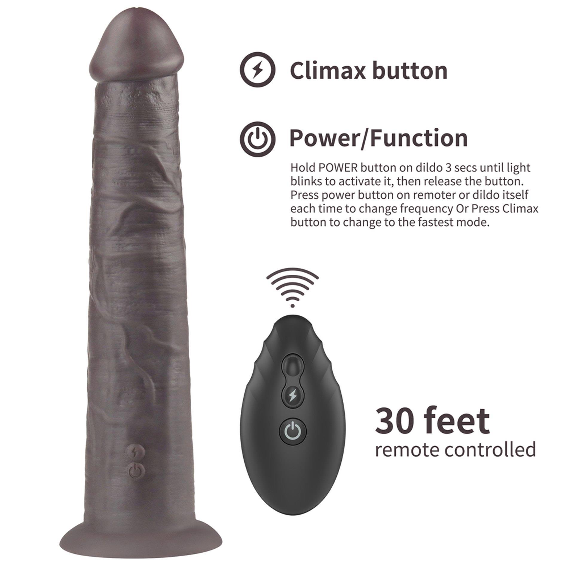 10'' Dual Layered Platinum Silicone Rotator