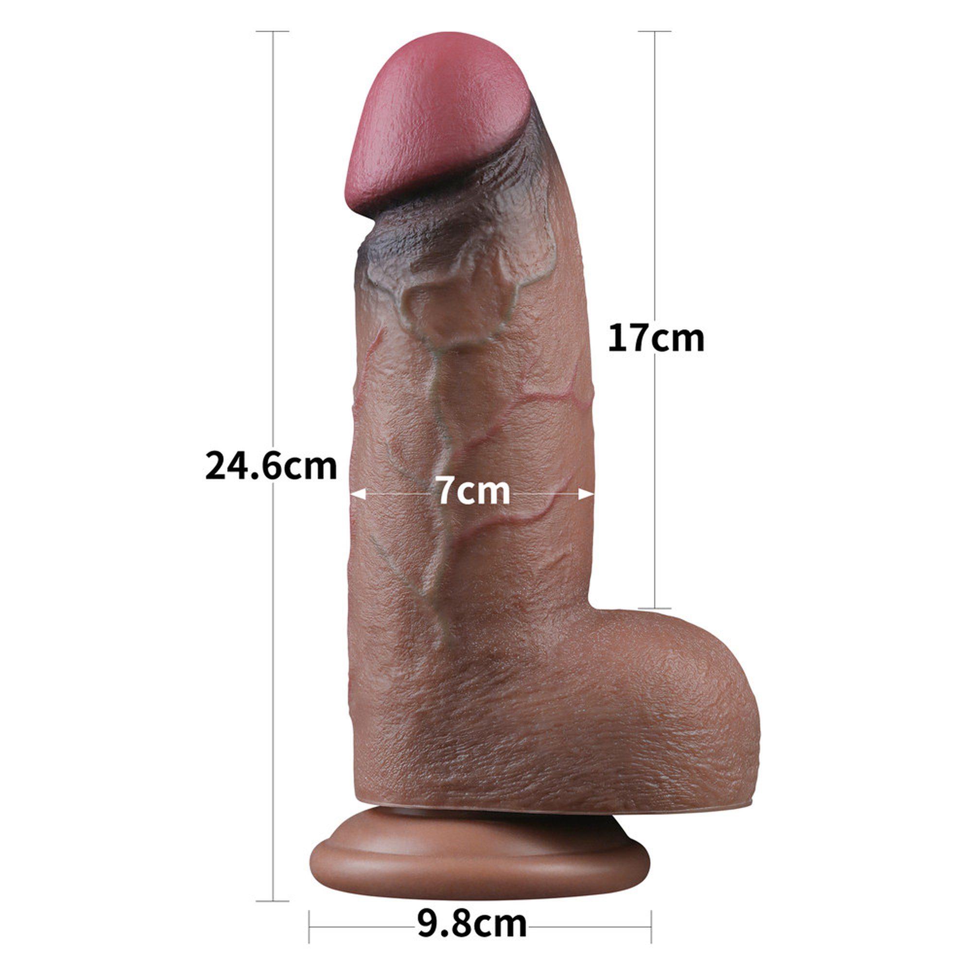 9.5"""" Dual Layered Silicone Cock Xxl
