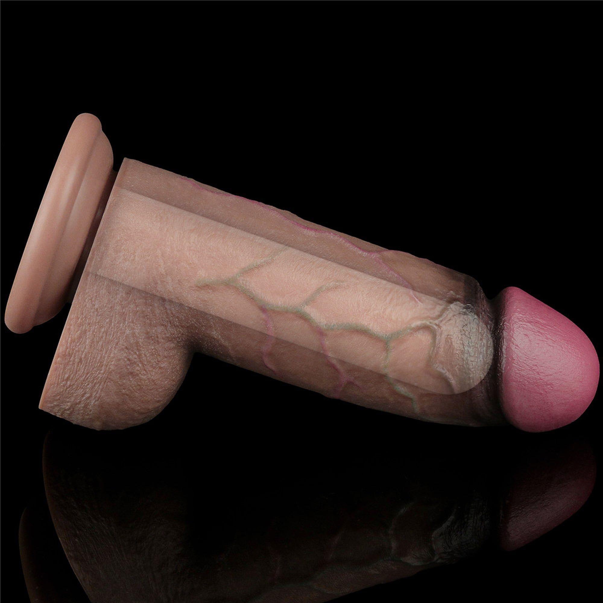 9.5"""" Dual Layered Silicone Cock Xxl