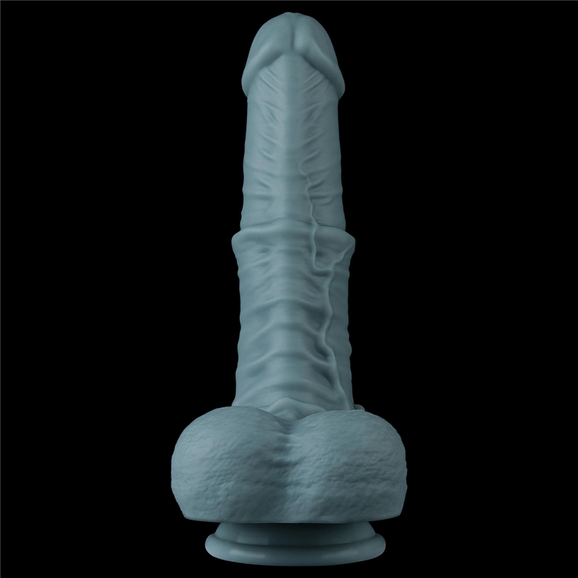 11'' Rechargeable Thrusting And Vibrating Silicone Dildo With Remote