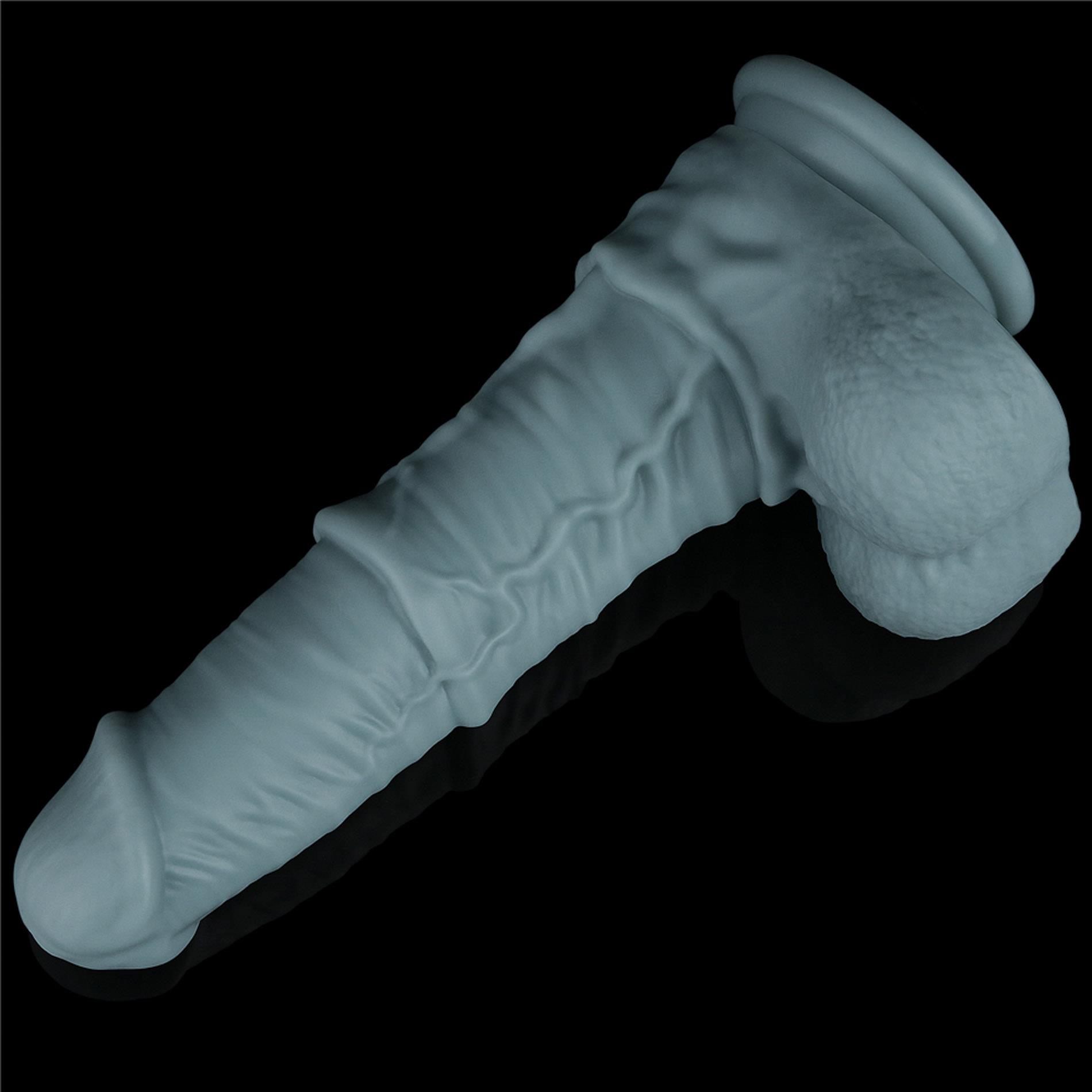 11'' Rechargeable Thrusting And Vibrating Silicone Dildo With Remote